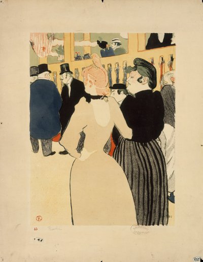 La Goulue e sua sorella da Henri de Toulouse Lautrec